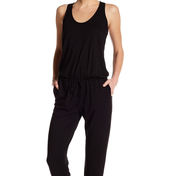 black tank jumpsuit